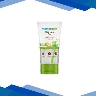 Mamaearth Aloe Vera Gel with 100% Pure & Natural Aloe Vera & Vitamin E for Skin & Hair 150 ml