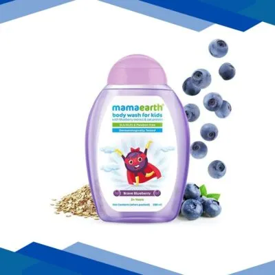Mamaearth Brave Blueberry Body Wash For Kids 300 ml