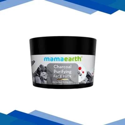 Mamaearth Charcoal Purifying Face Pack Activated Charcoal & Glycolic Acid Skin Detoxification 200 gm