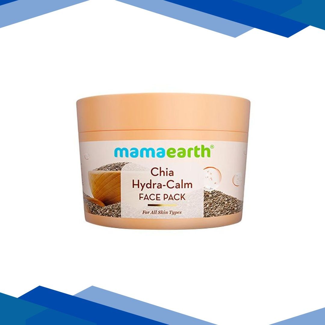 Mamaearth Chia Hydra-Calm Face Pack with Chia Seed & Ceramides for Healthy Skin Barrier 200 gm