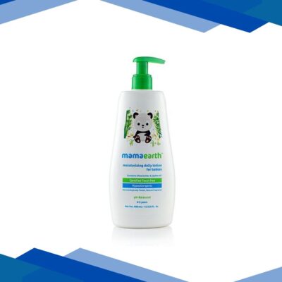 Mamaearth Daily Moisturizing Lotion for Babies with Shea Botter & Jojoba Oil (0-5 Years)PH Balanced 400ml