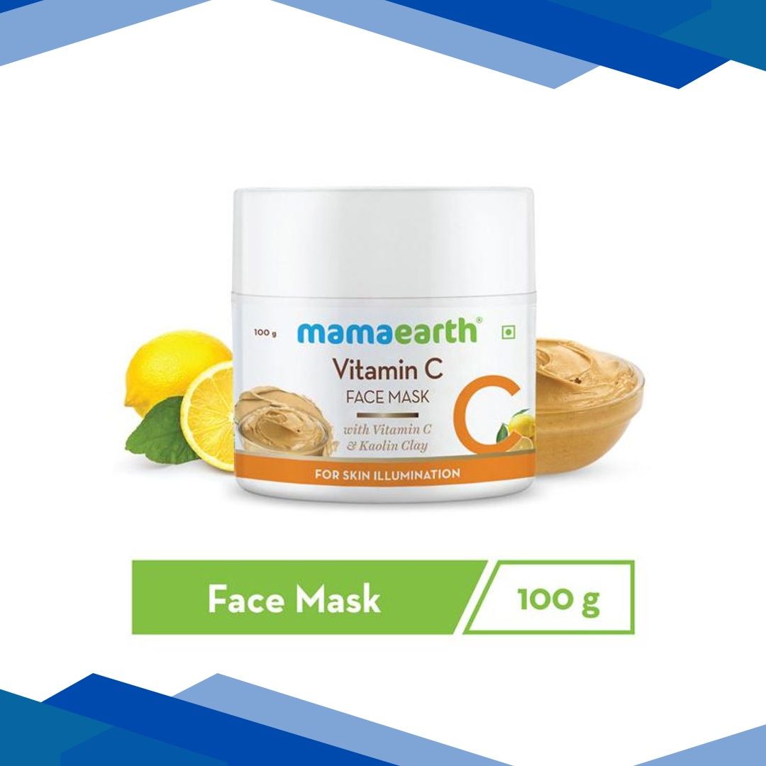 Mamaearth Face Mask Cream – Vitamin C 100 gm