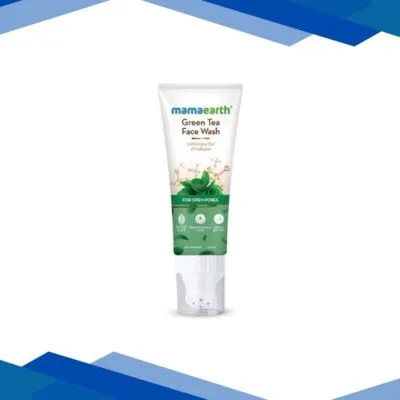 Mamaearth Green Tea Face Wash With Green Tea & Collagen For Open Pores 100 ml