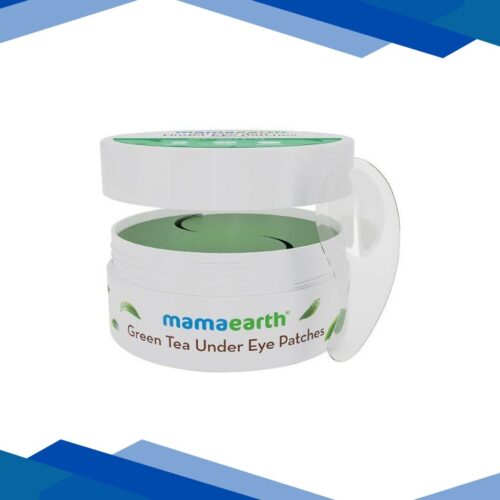 Mamaearth Green Tea Under Eye Patches with Green Tea & Collagen for Puffy Eyes 60’s