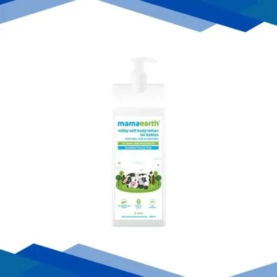 Mamaearth Milky Soft Body Lotion for Babies with Oats, Milk & Calendula 400ml