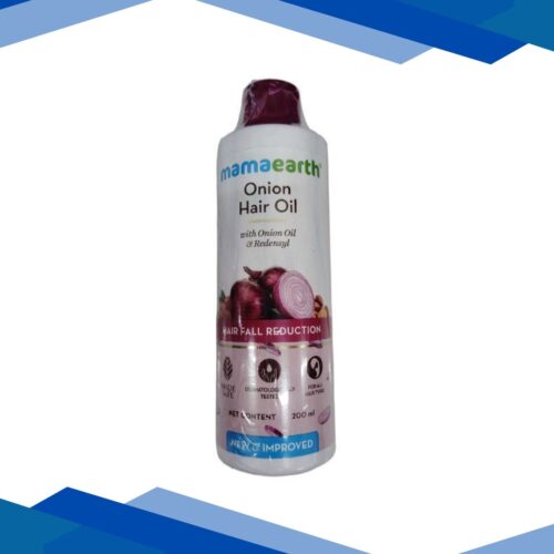 Mamaearth Onion Hair Oil New & Improved Hair Fall Reduction 200 ml