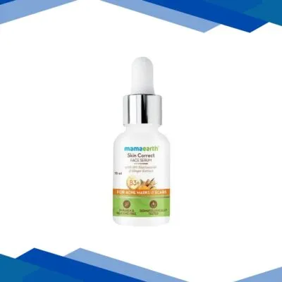 Mamaearth Skin Correct Face Serum with Niacinamide and Ginger Extract for Acne Marks & Scars 15 ml