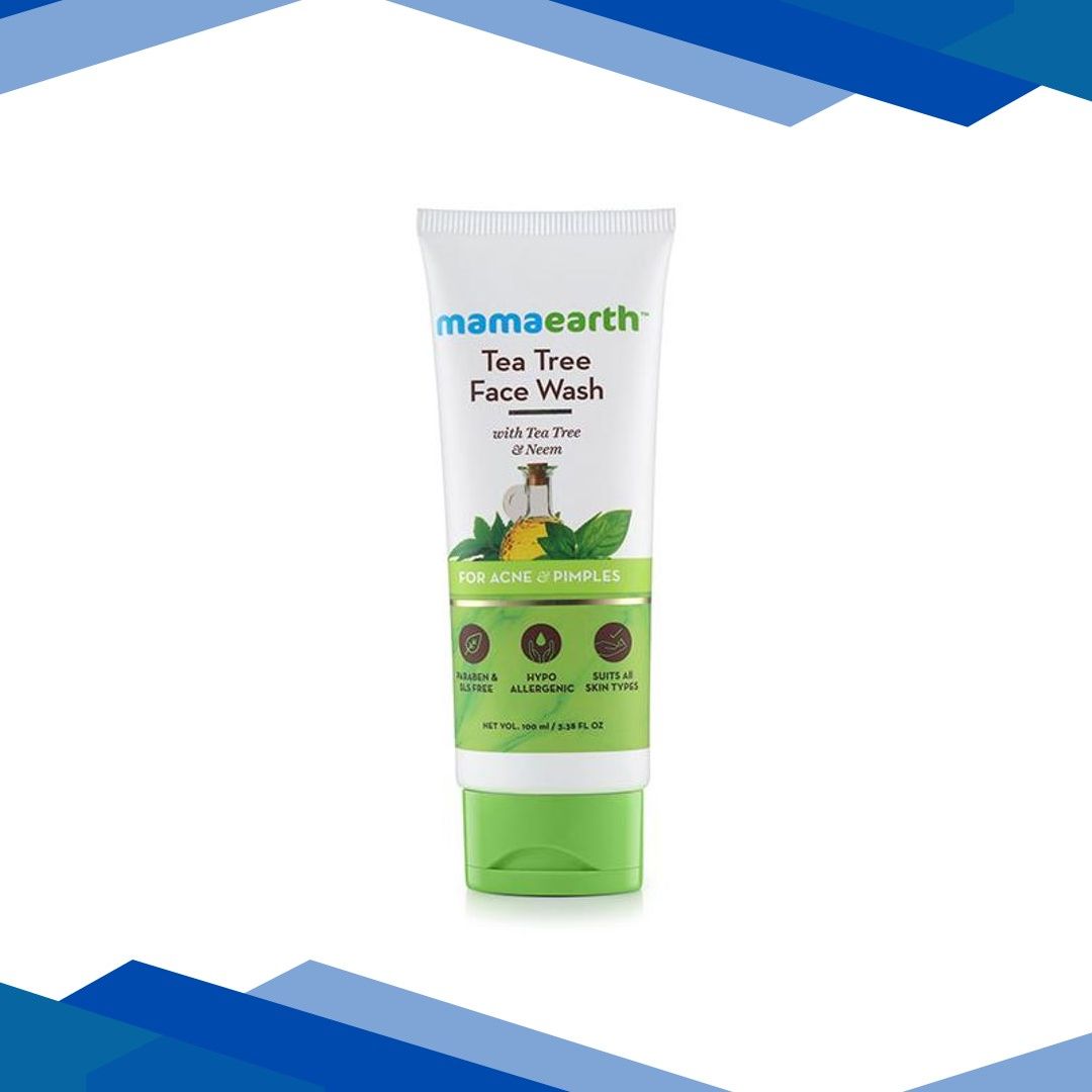 Mamaearth Tea Tree Facewash For Acne & Pimples 100 ml