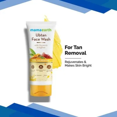 Mamaearth Ubtan Facewash For Tan Removal 100 ml