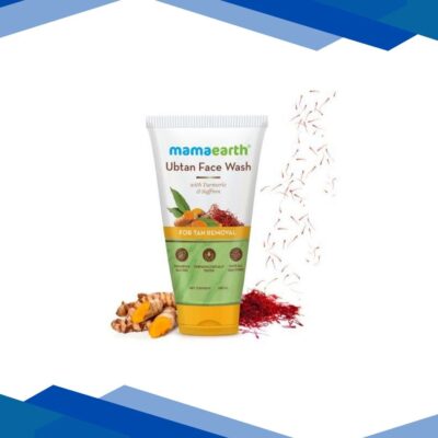 Mamaearth Ubtan Natural Face Wash For all Skin Type with Turmeric & Saffron for Tan Removal 150 ml