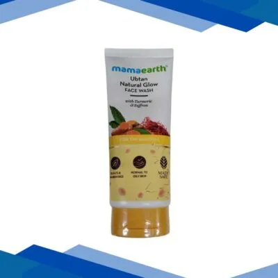 Mamaearth Ubtan Natural Glow Face Wash With Turmeric & Saffron For Tan Removal 100 ml