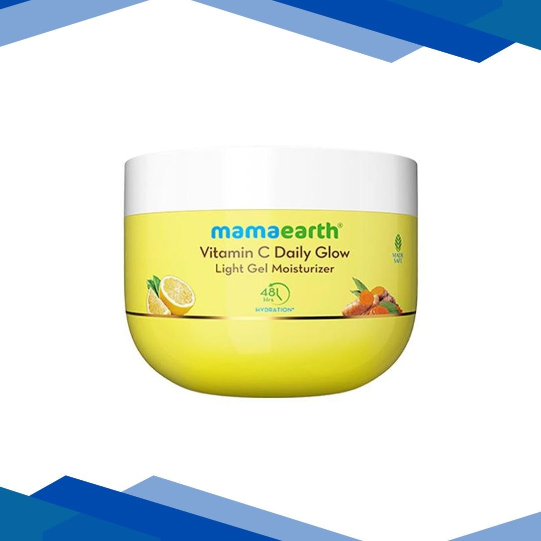 Mamaearth Vitamin C Daily Glow Light Gel Moisturizer with Vit C Turmeric for Skin Brightening 200 gm