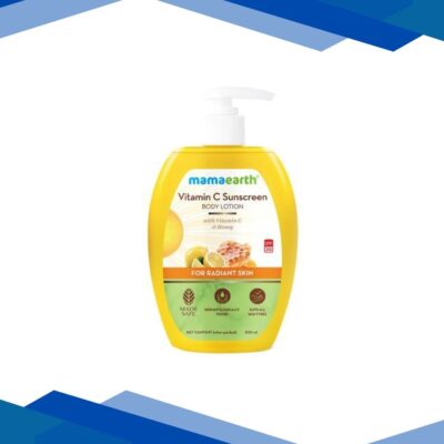 Mamaearth Vitamin C Sunscreen Body Lotion SPF 30 with Vitamin C & Honey for Radiant Skin 300 ml