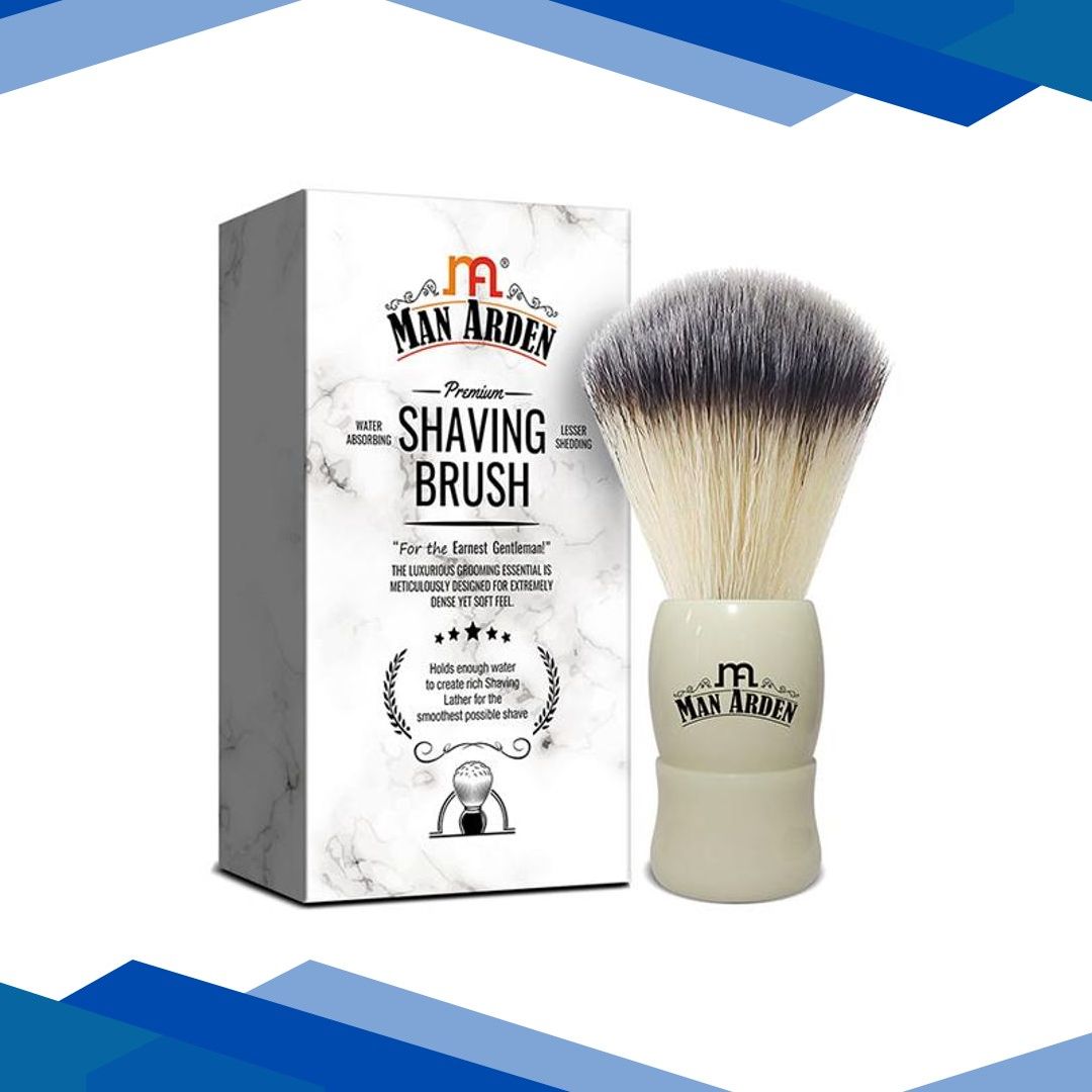 Man Arden Premium Shaving Brush – Royal White 1’s