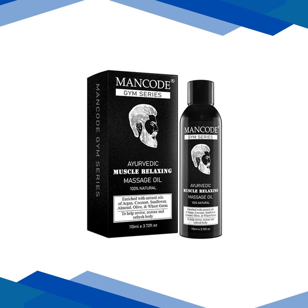 Mancode Gym Series Ayurvedic Muscle Relaxing Massage Oil 110 ml