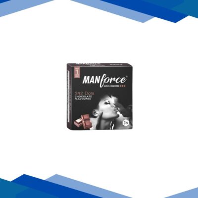 Manforce 342 Dots Xotic Condoms – Chocolate Flavoured 3’s