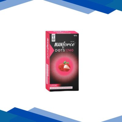 Manforce Dots 1740 Extra Dotted Condoms – Litchi 10’s