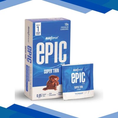 Manforce Epic Desire Super Thin Condoms – Silk Chocolate 10’s
