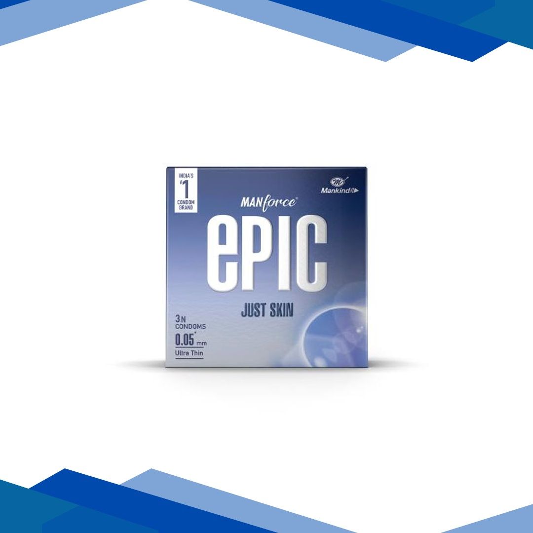 Manforce Epic Just Skin Condoms 3’s