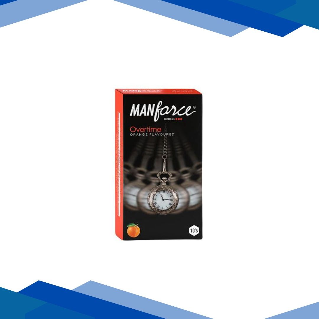 Manforce Overtime Condoms – Orange 10’s