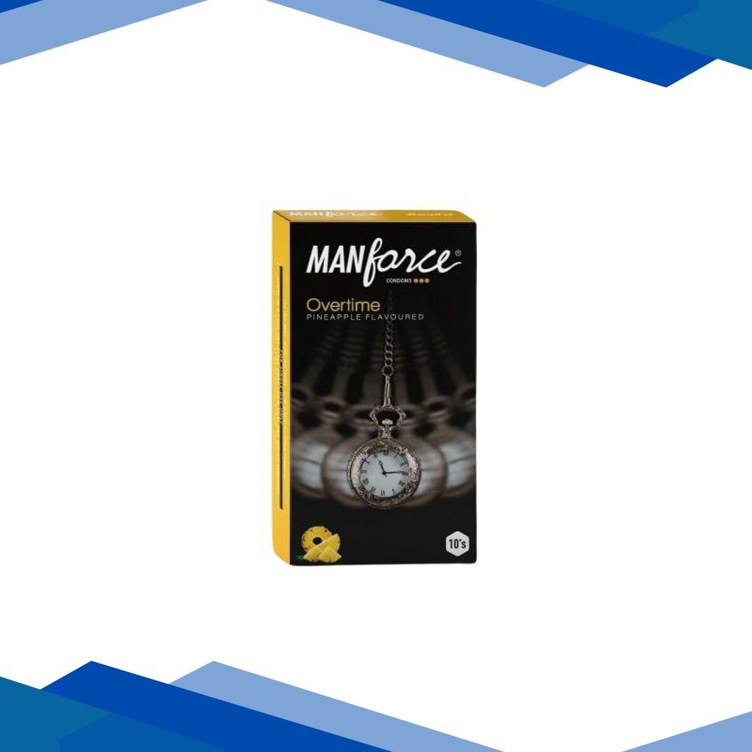 Manforce Overtime Condoms – Pineapple 10’s