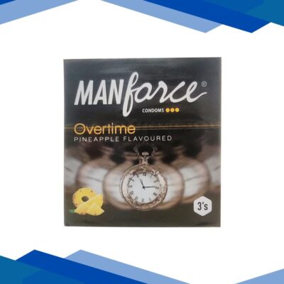 Manforce Overtime Condoms – Pineapple 3’s
