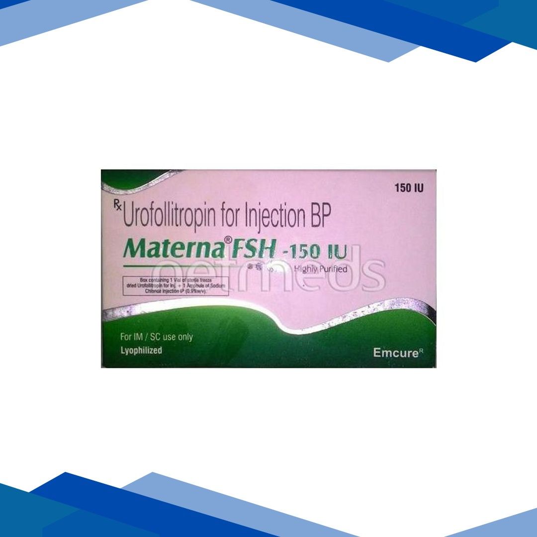 Materna Fsh 150IU Injection 1’s