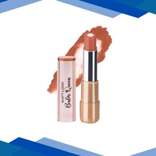 Matt Look balm Queen Hydrating Lip Shine for Dry & Chapped Lips, Super Strawberry-01 2.7 gm