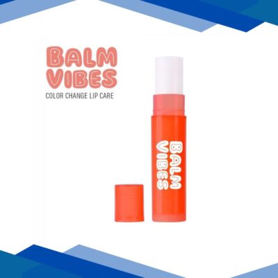 Matt Look Balm Vibes Color Change Lip Balm for Women infused with Fruit & Moroccan Oil, Summer Melon-02 3 gm
