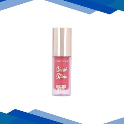 Matt Look Cheek Stain Mousse Blush, Infused with Hyaluronic Acid, Long Lasting- Dream Boat 6.5 gm