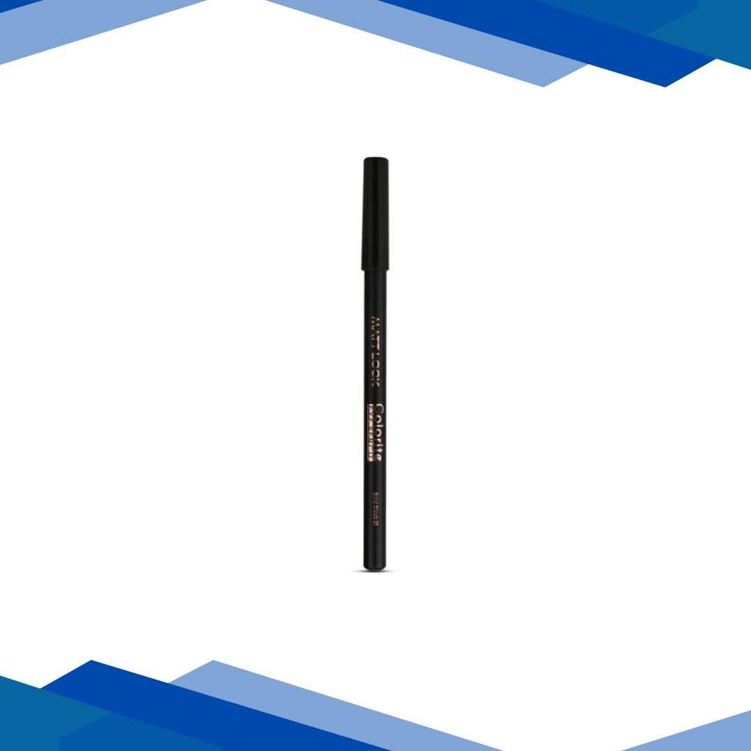 Matt Look Colorite Eye Pencil Enriched with Vitamin E, Bold Black-01 0.9 gm