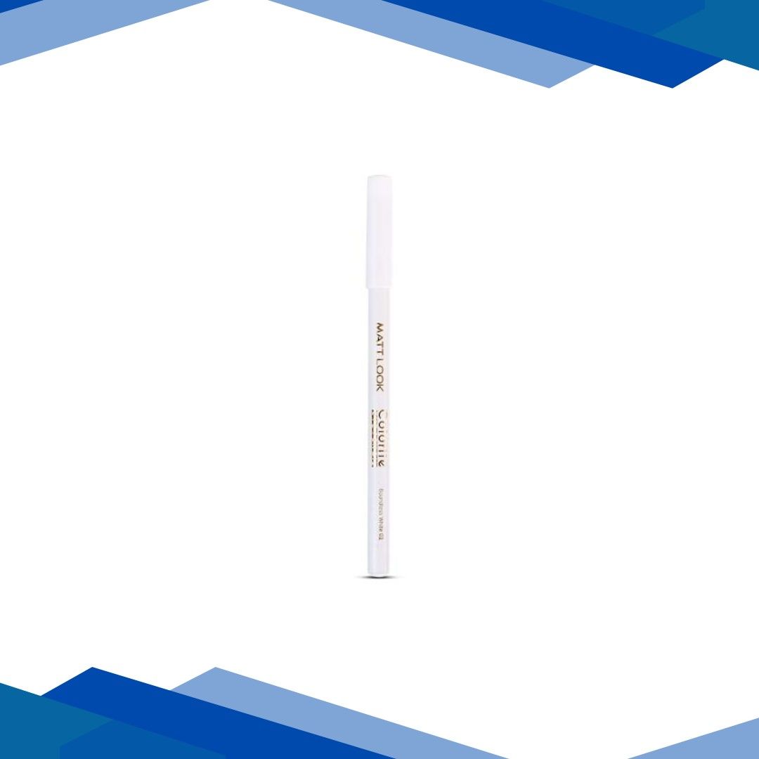 Matt Look Colorite Eye Pencil Enriched with Vitamin E, Boundless White-02 0.9 gm