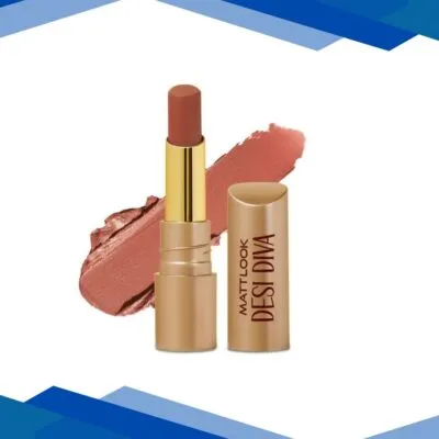 Matt Look Desi Diva HD Matte Lipstick With Hydrating Formula & Hyaluronic Acid, Natural Beige-24 3.8 gm