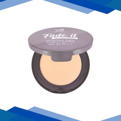 Matt Look Fade It Oil Absorbent Weightless Matte Compact Powder – Warm Nude 20 gm