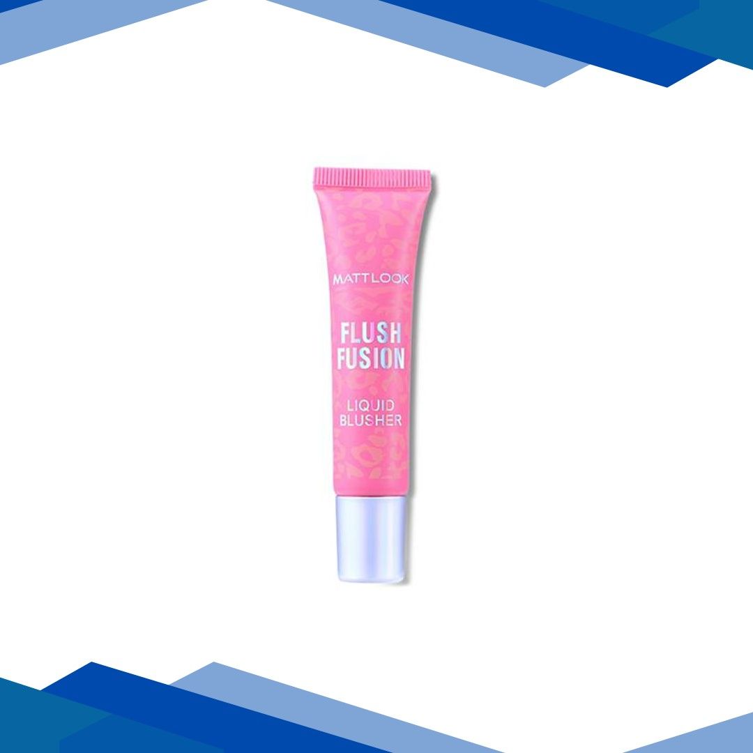 Matt Look Flush Fusion Liquid Blusher With Creamy Texture , Raspberry Rush-04 15 ml