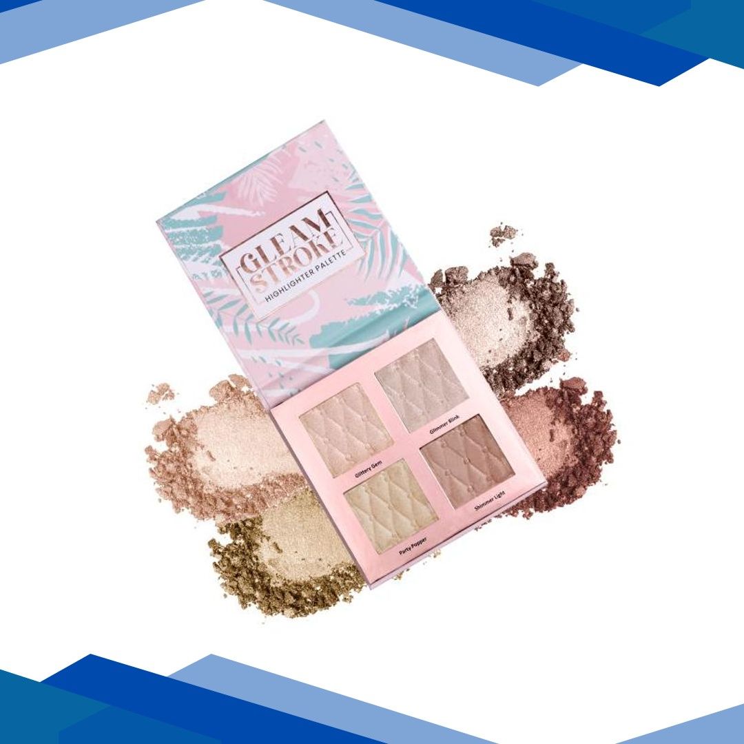 Matt Look Gleam Stroke Highlighter Palette Enriched With Vitamin E, Twinkle Girl-02 16 ml