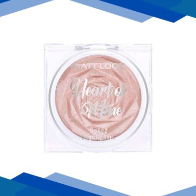 Matt Look Heart of Mine Baked Highlighter, Natural Luminous Glow, Blend Seamlessly, Ultra Pearlized Pigments, Suitable for All Skin Types, Dream Light 8 gm
