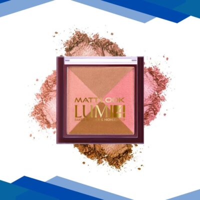 Matt Look Lumi 4 Glow Baked Blusher & Highlighter With Radiant Shine, Fresh Glow-05 7.5 gm