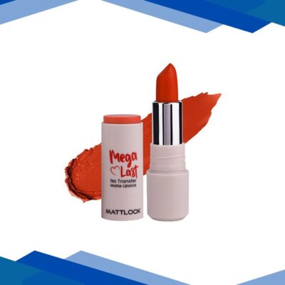 Matt Look Mega Last No Transfer Matte Lipstick With Smudge Proof Formula & Vitamin E, Candy Red-01 3.8 gm
