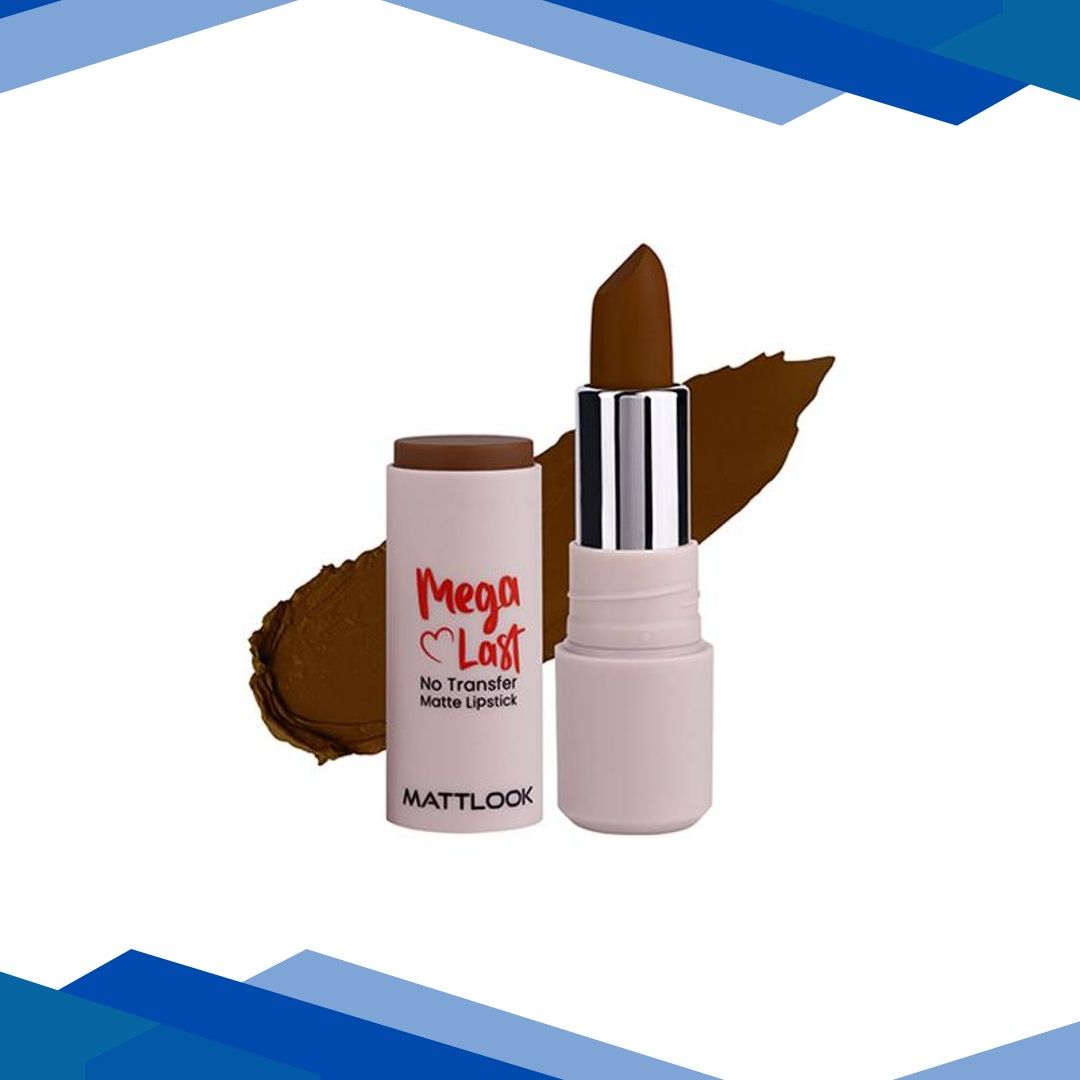 Matt Look Mega Last No Transfer Matte Lipstick With Smudge Proof Formula & Vitamin E, Coral Dew-14 3.8 gm
