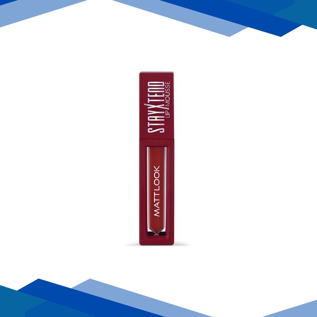 Matt Look Stayxtend Lip Mousse Enriched With Vitamin E & Non Sticky, Berry Maroon-07 4 ml