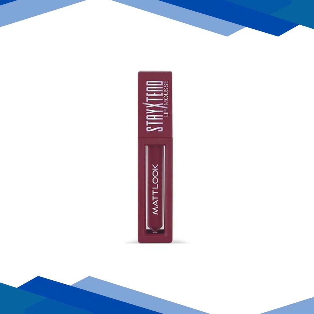 Matt Look Stayxtend Lip Mousse Enriched With Vitamin E & Non Sticky, Maroon Desert-09 4 ml