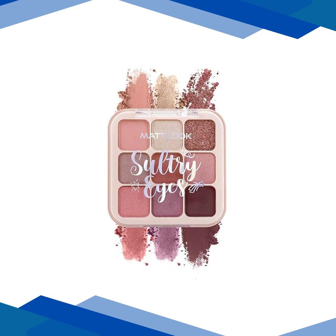 Matt Look Sultry Eyes Long Lasting Eye Shadow Palette, Holiday Wine-02 13.5 gm