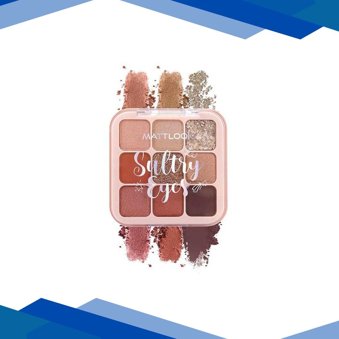Matt Look Sultry Eyes Long Lasting Eye Shadow Palette, Sundowner-03 13.5 gm
