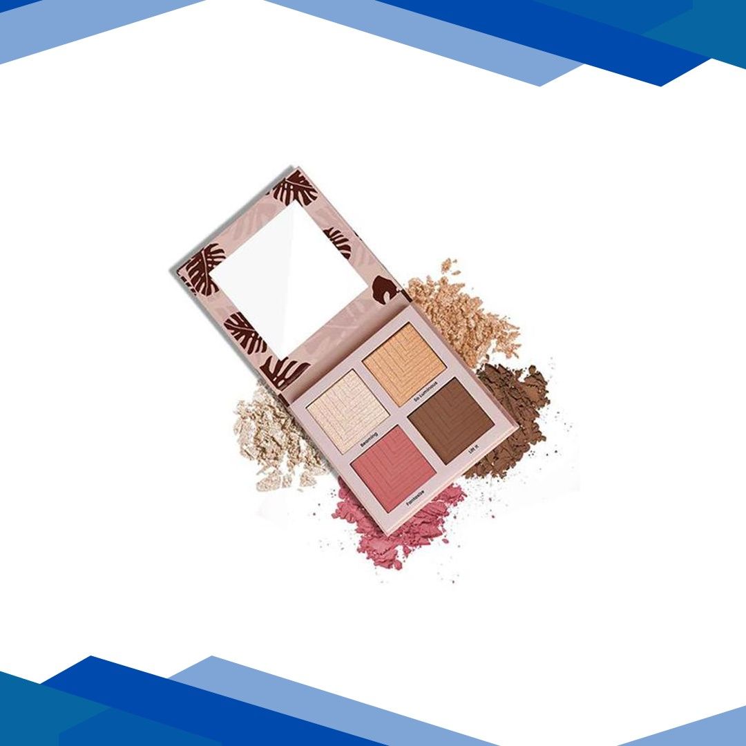 Matt Look Tone & Glaze Sculpting Face Palette for Makeup with Blushes, Highlighters & Contour, Pro Sculpt-02 18.92 gm