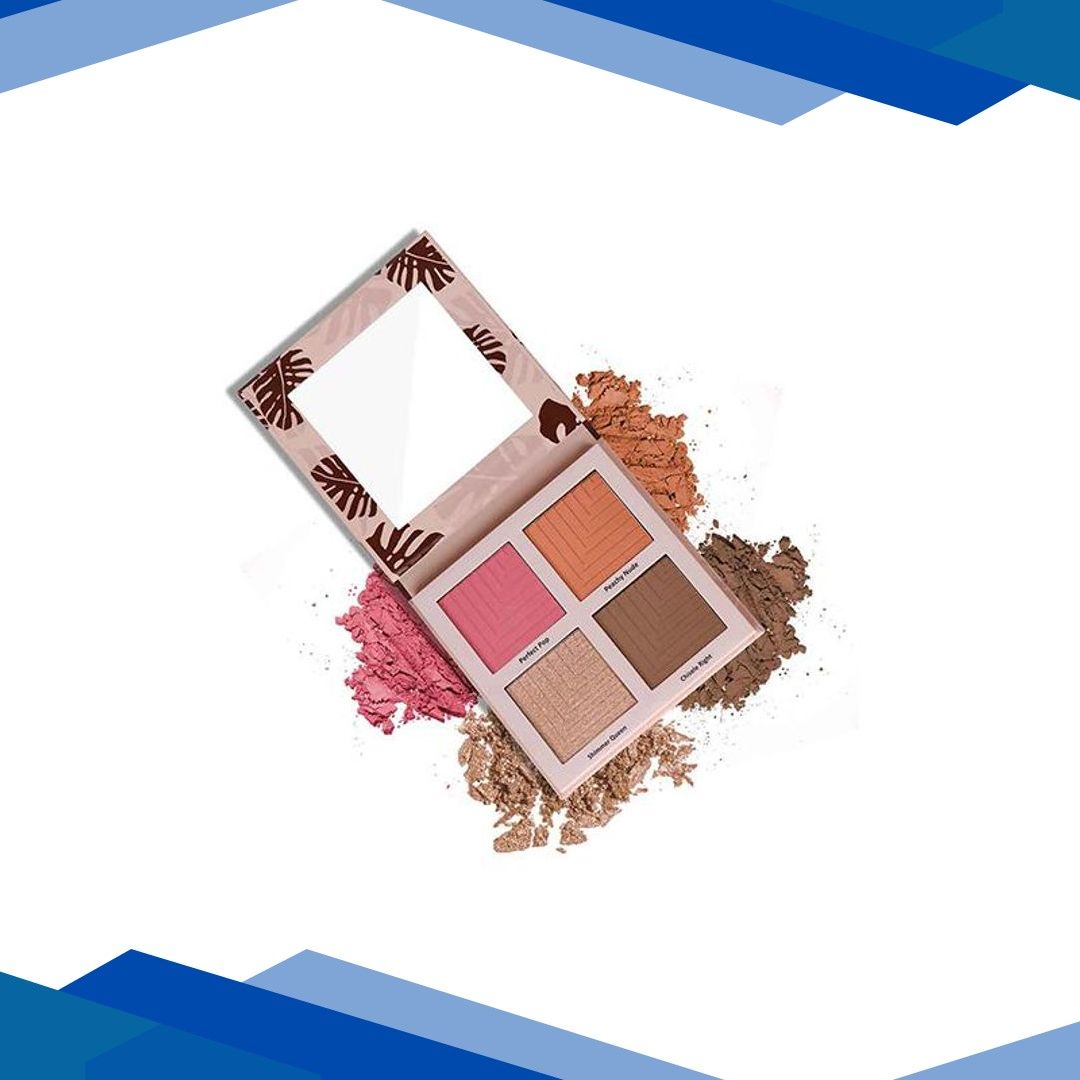 Matt Look Tone & Glaze Sculpting Face Palette for Makeup with Blushes, Highlighters & Contour, Super Sculpt-01 18.92 gm