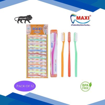 Maxi Angular Toothbrush – Hard 12’s