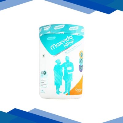 Maxvida HPHF Nutrition Zero Sucrose Supplement Powder Jar Gluten Free – Orange Flavour 400 g