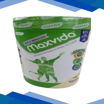Maxvida Wholesome Daily Nutrition For Adults Jar Gluten Free – Vanilla Flavour 400 g