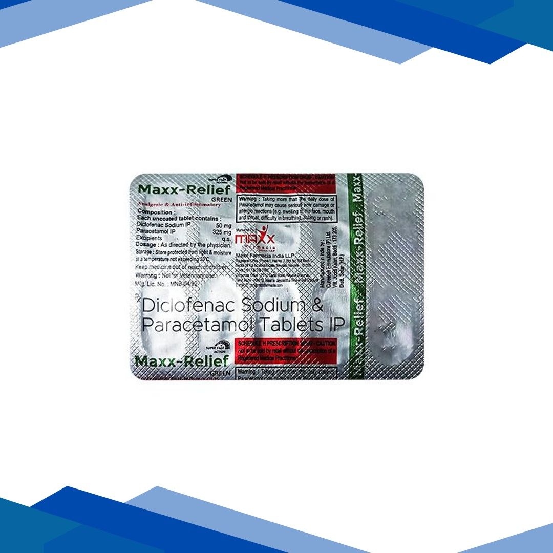 MAXX RELIEF GREEN Tablet 10’s